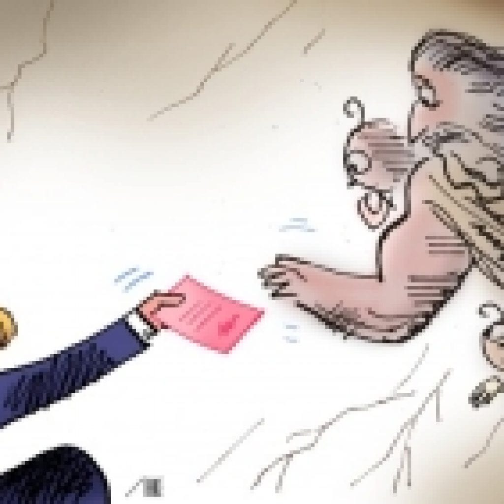 cartoon of trump
