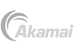 Akamai logo in black and white