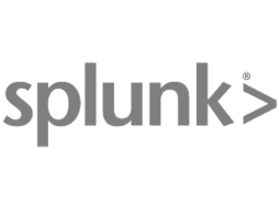 Splunk logo in black and white