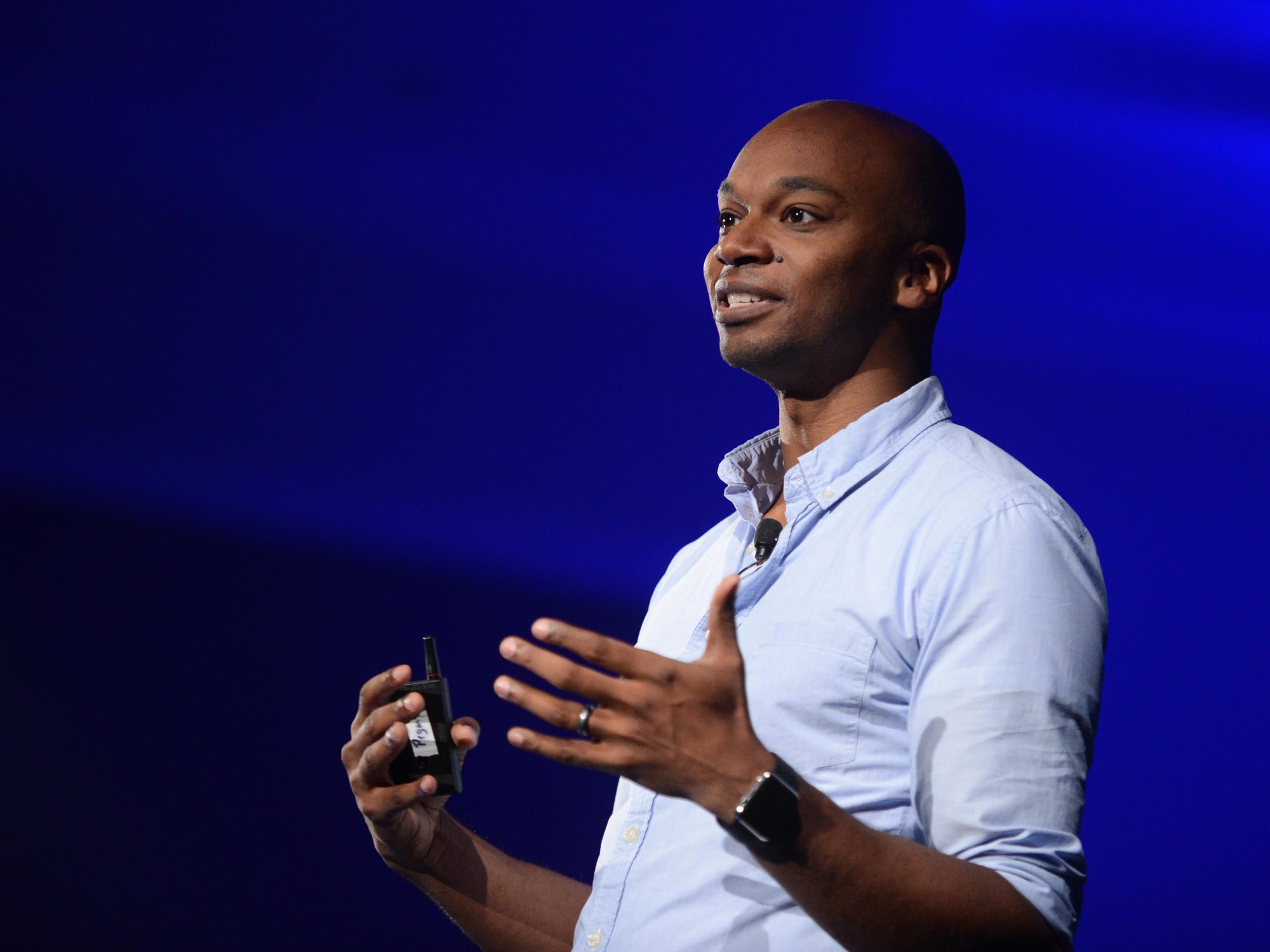 Khalil speaking at Summit