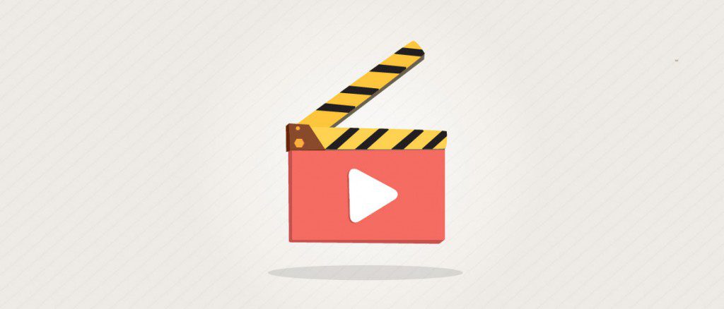 red youtube clapperboard