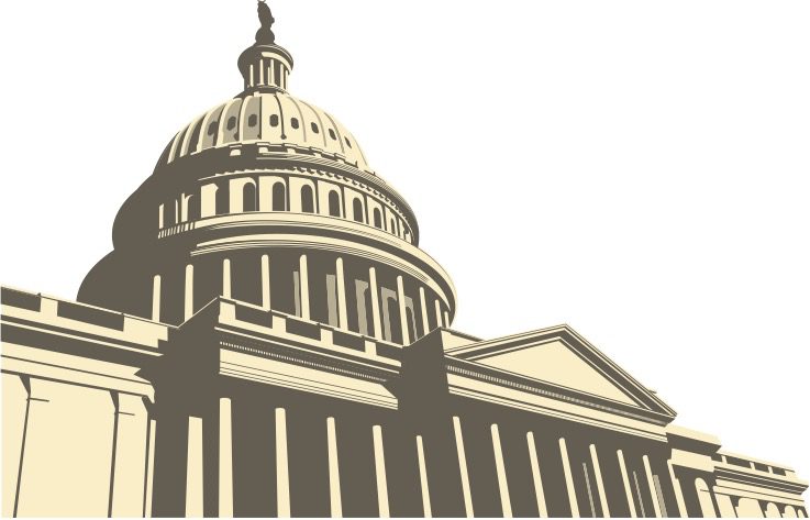 illustration of the US Capitol building
