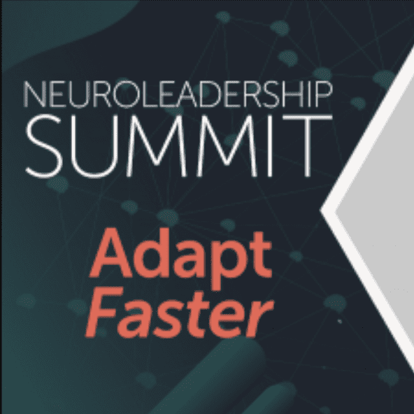 Image reading "NeuroLeadership Summit Adapt Faster"